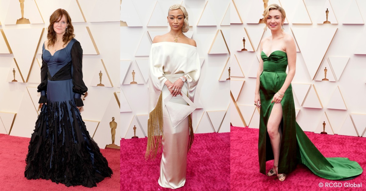 Oscars: Laura Harrier Wears Bespoke Ethical Louis Vuitton Gown