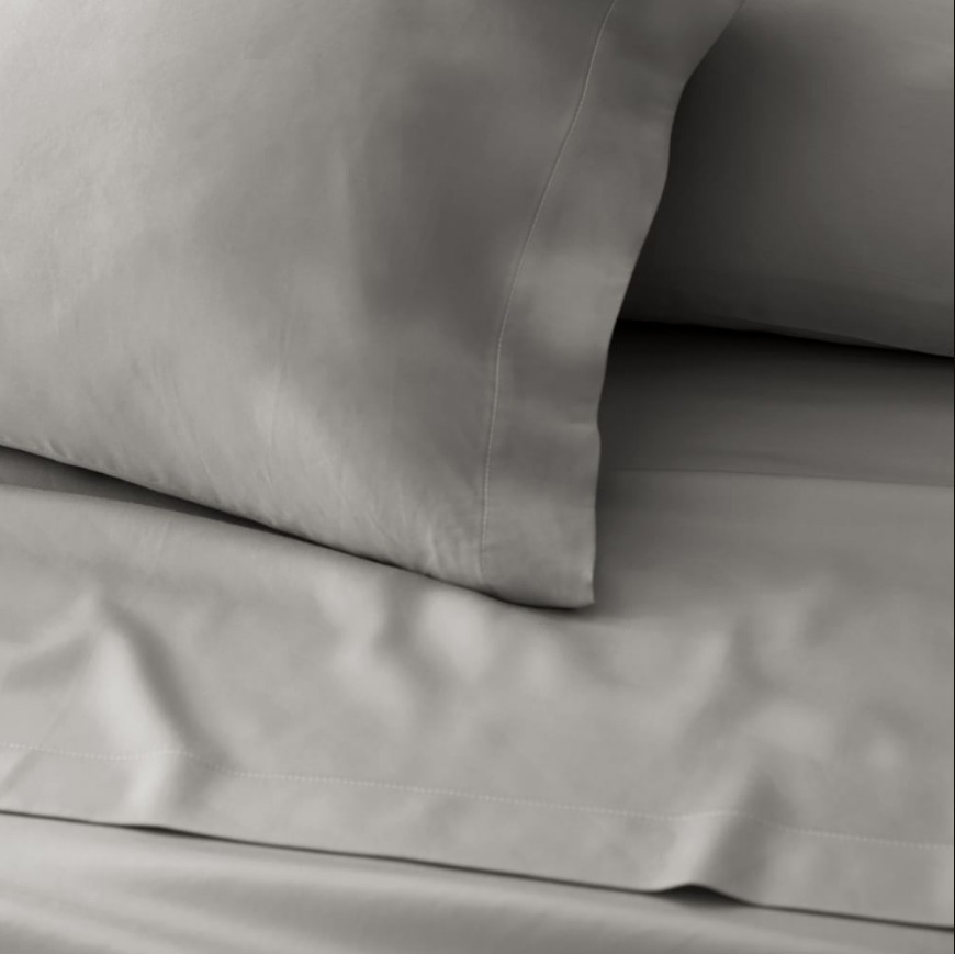 Silky TENCEL™ sheet set & pillowcases (queen) - frost gray