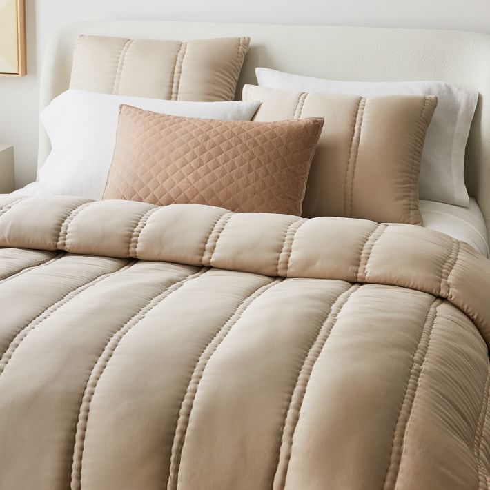 silky TENCEL™ plush comforter (king/cal. king) - terracotta copy